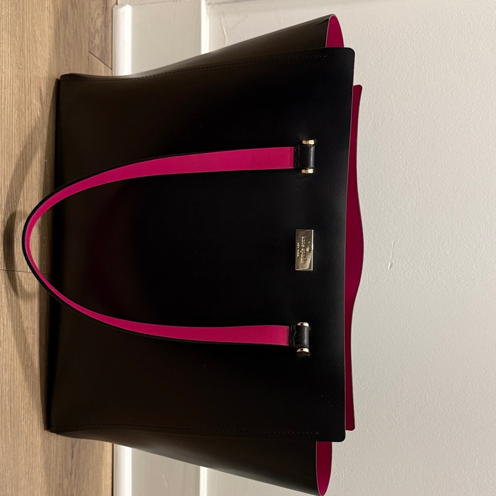 Kate Spade Black and Pink Tote Bag